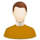 user, Man, male, Client, person DarkGoldenrod icon