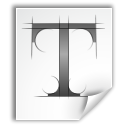 Font, Application, ttf WhiteSmoke icon