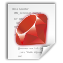 ruby, x, Application WhiteSmoke icon