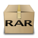 Gnome, mime, Rar Tan icon