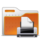 Print, Folder Chocolate icon