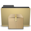 Folder, Tar, manilla DarkKhaki icon