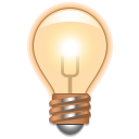 Idea, lamp, light Black icon