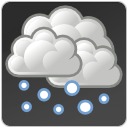 Snow, weather DarkSlateGray icon