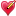 Heart, pencil Crimson icon