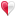 half, Heart Crimson icon