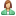 user, Female, green Maroon icon