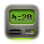 Clock OliveDrab icon