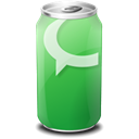 Technorati, web20, drink Black icon