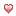 red, Heart, xs Silver icon