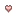 xxs, Heart, red Silver icon