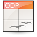 Opendocument presentation Linen icon