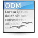 master, opendocument text WhiteSmoke icon