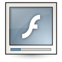 Flash, video DarkGray icon