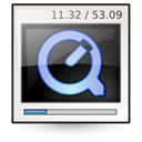 quicktime, video Black icon