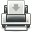 Email, time, Clock, printer Icon
