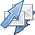 receive, mail, send Black icon