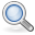 Find, search Black icon