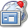 Remote, Desktop Gray icon
