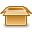 open, product, Box Black icon