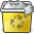 Garbage, Trash, remove Goldenrod icon