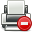printer, Error Gainsboro icon