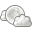 few, weather, night, Clouds Black icon