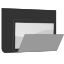 open, document DarkSlateGray icon