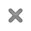 x, Close, cross Icon