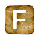 square, Fark Black icon