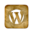 Logo, Wordpress, square Black icon