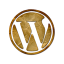 Logo, Wordpress Black icon