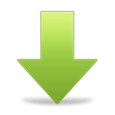 download, Down, Arrow Black icon