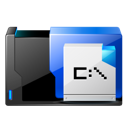 Application, Ms, Dos Black icon