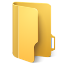 open, Folder SandyBrown icon