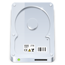 drive, harddisk Gainsboro icon