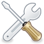 tools, Administrative, preferences, settings, Wrench LightSlateGray icon