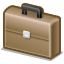 Briefcase, Bag SaddleBrown icon