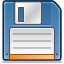Disk, save, Floppy SteelBlue icon