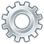 Cog, Gear, settings, Run Icon