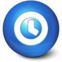 cute, Clock, time RoyalBlue icon