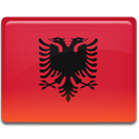 Albania, shqiperia, flag Crimson icon