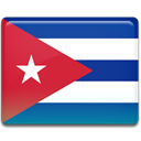 Cuba, flag Crimson icon