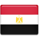 Egypt, flag Crimson icon