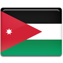 Jordan, flag Crimson icon