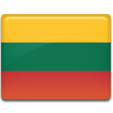 Lithuania, flag SeaGreen icon