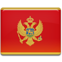 flag, Montenegro Firebrick icon