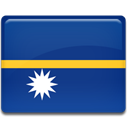 Nauru, flag MidnightBlue icon