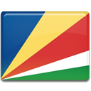 Seychelles, flag Khaki icon