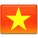 flag, Vietnam OrangeRed icon